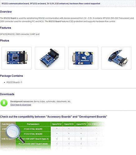 waveshare-rs232-board-sp3232-kommunikationsmodul-db9-uart-3v-5-5v image 4