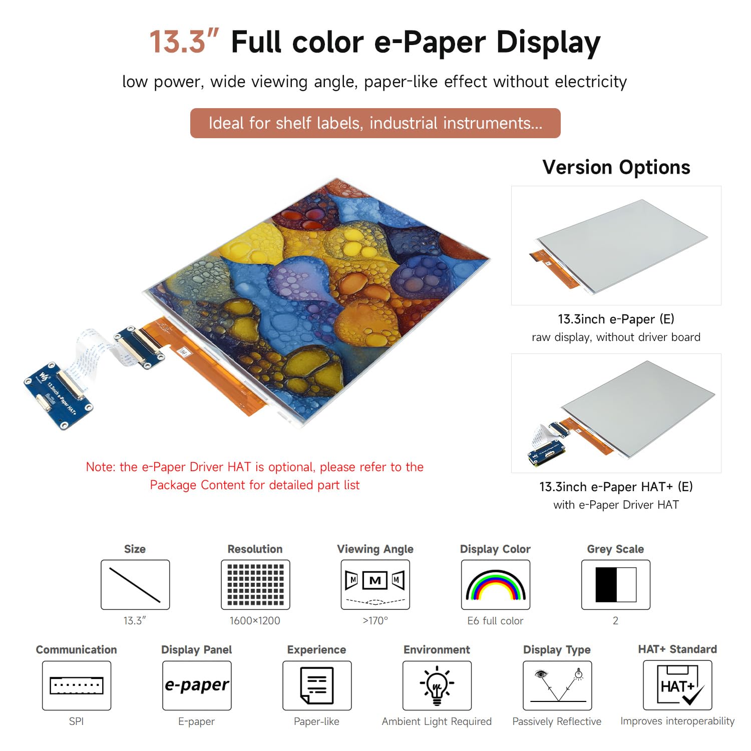 waveshare-13-3-zoll-e-ink-spectra-6-e-paper-display-1600x1200-vollfarb-mit-drive image 3