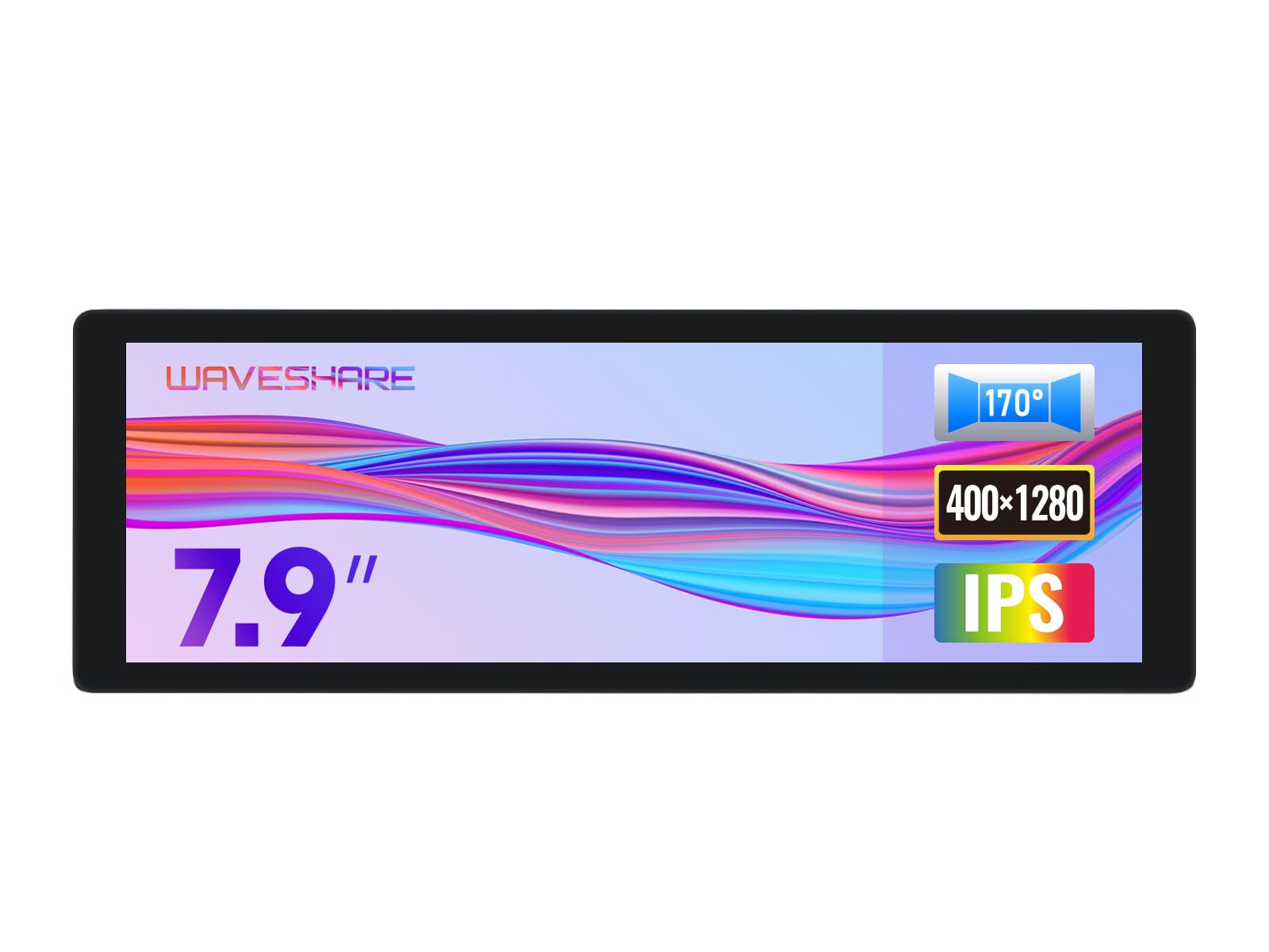 waveshare-7-9-zoll-ips-display-400x1280-hdmi-mit-hifi-lautsprecher image 1