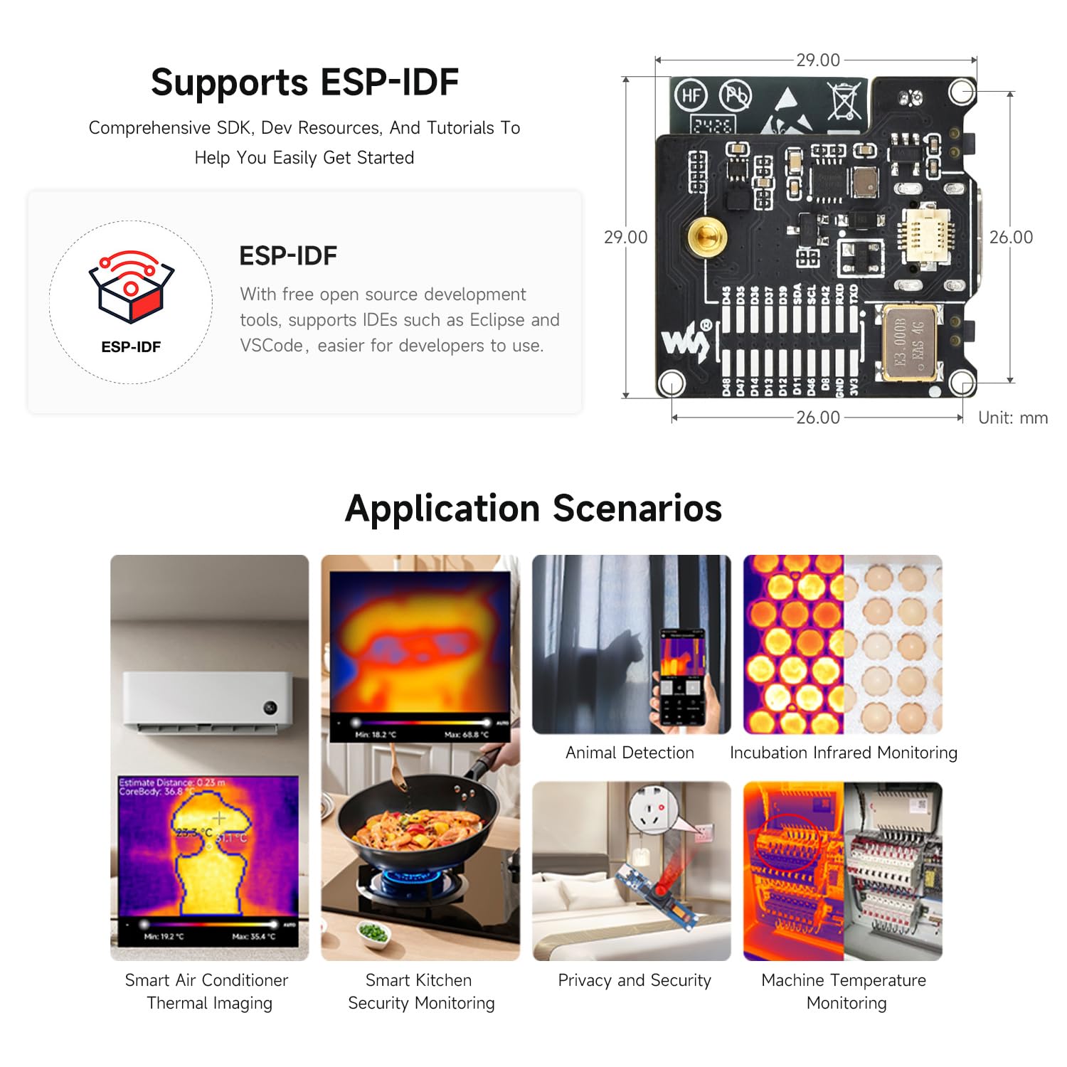 waveshare-esp32-s3-infrarot-w-rmebildkamera-modul-80x62-weitwinkel-90-type-c image 8