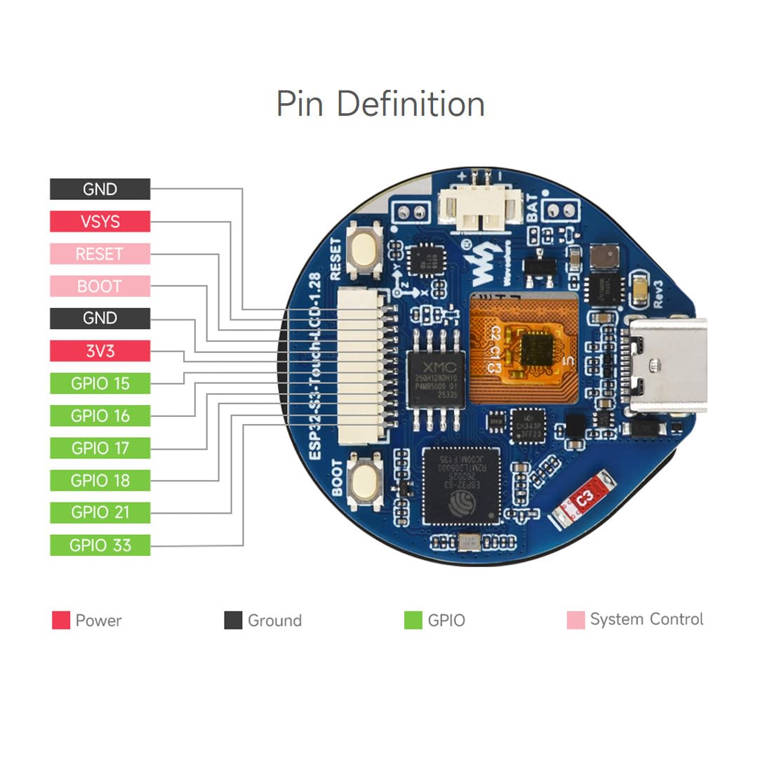 waveshare-esp32-s3-entwicklungsboard-mit-1-28-zoll-touch-lcd-rund image 7