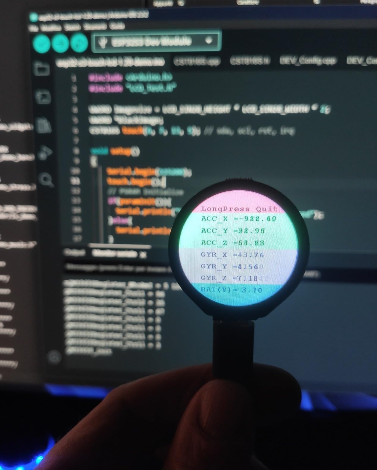 Touch spinnt bei mir