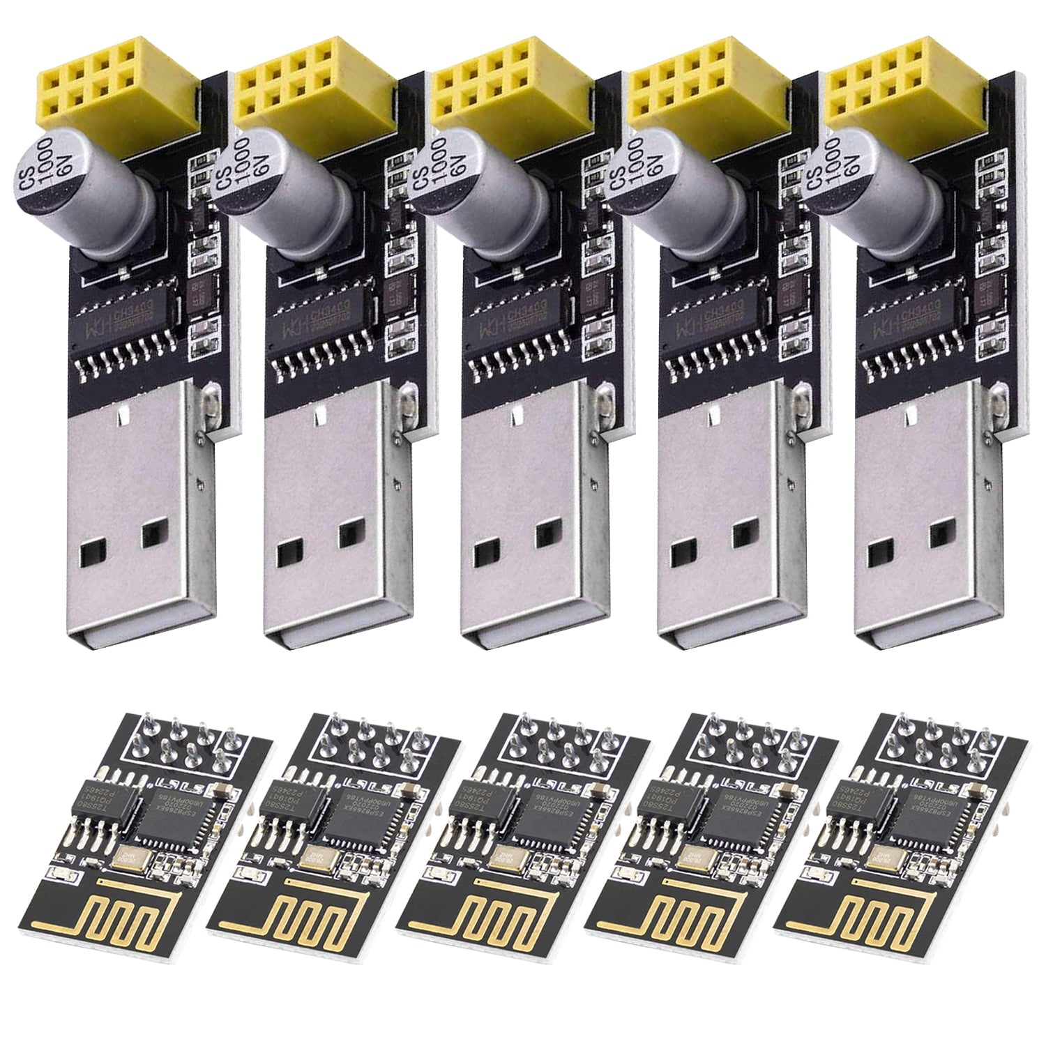 az-delivery-esp8266-esp-01s-wlan-wifi-modul-mit-usb-adapter image 6