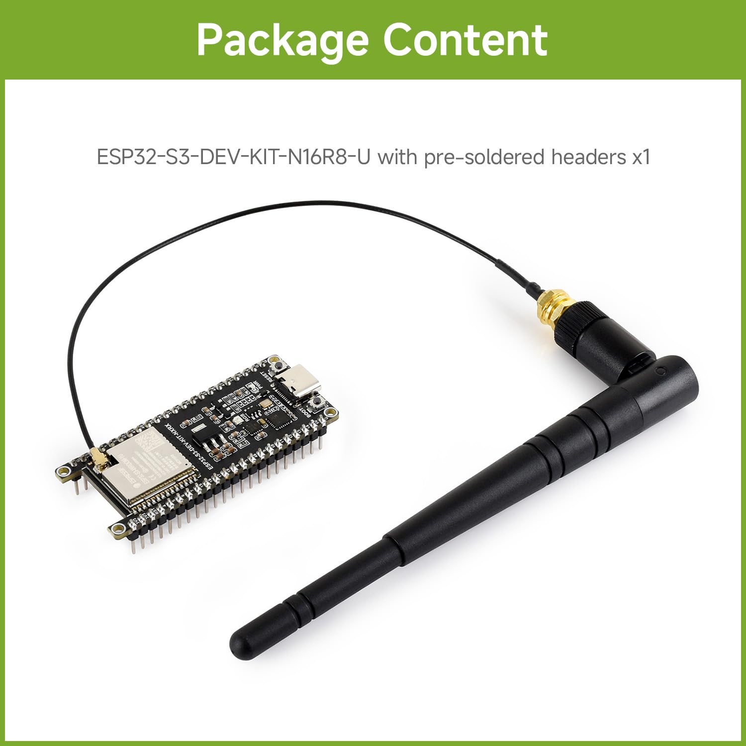 waveshare-esp32-s3-mikrocontroller-entwicklungsboard-240mhz-dual-core-mit-16mb-f image 2
