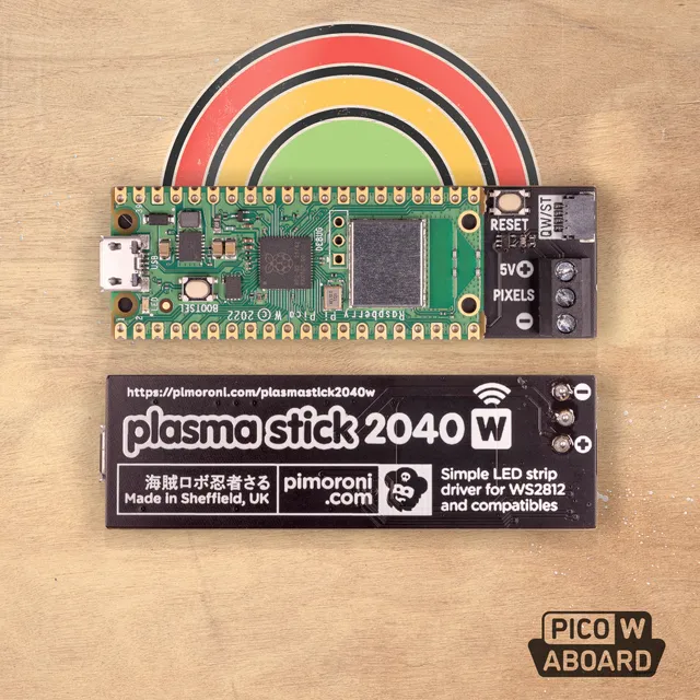 pimoroni-plasma-stick-2040-w-led-controller-pico-w-an-bord image 1