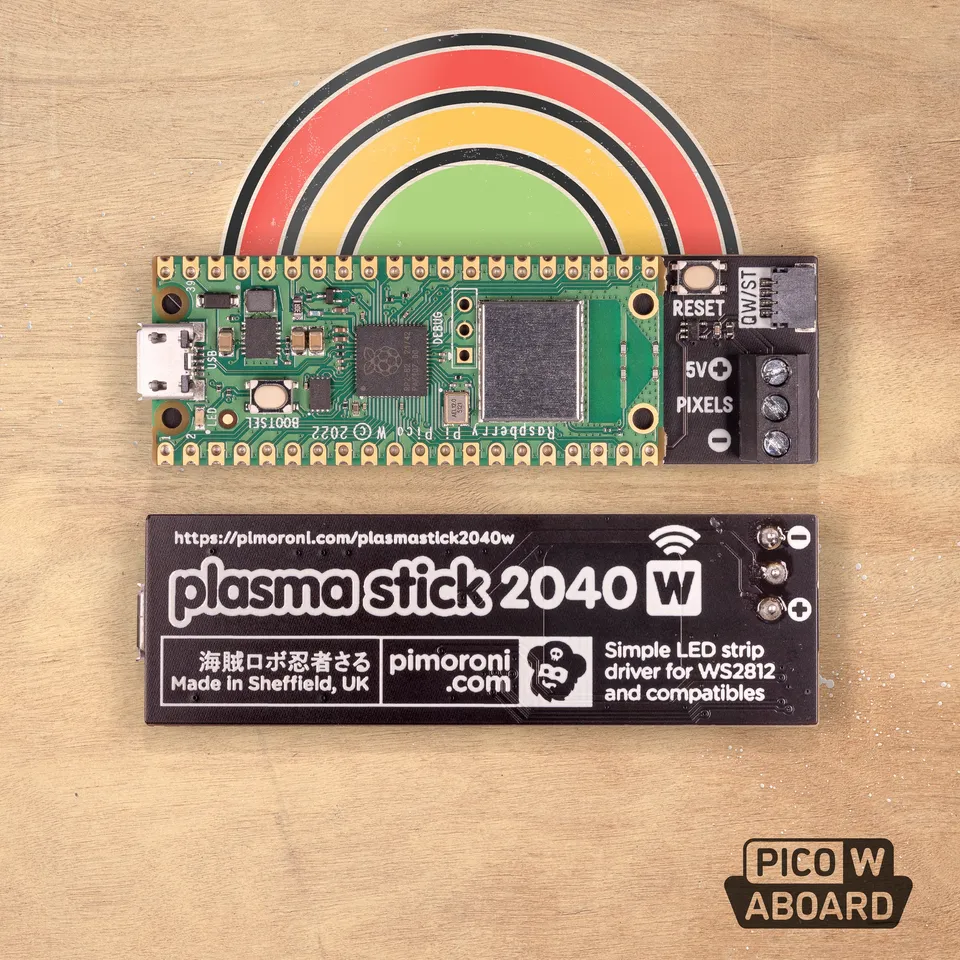 pimoroni-plasma-stick-2040-w-led-controller-pico-w-an-bord image 1