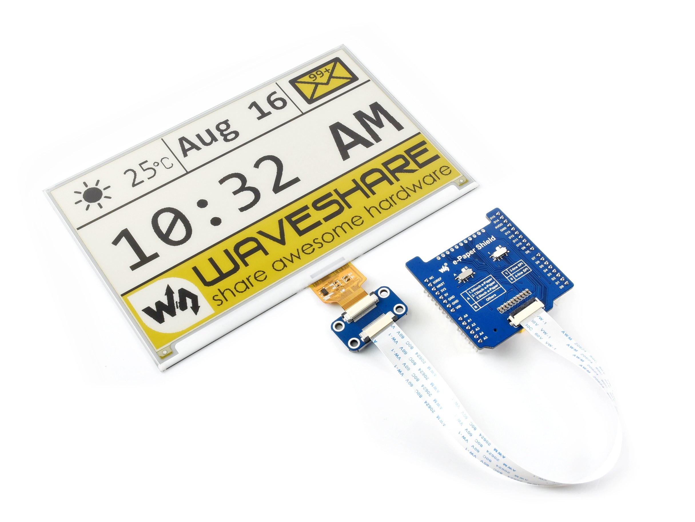 waveshare-universal-driver-board-shield-f-r-nucleo-und-e-paper-raw-panels-spi-3- image 5