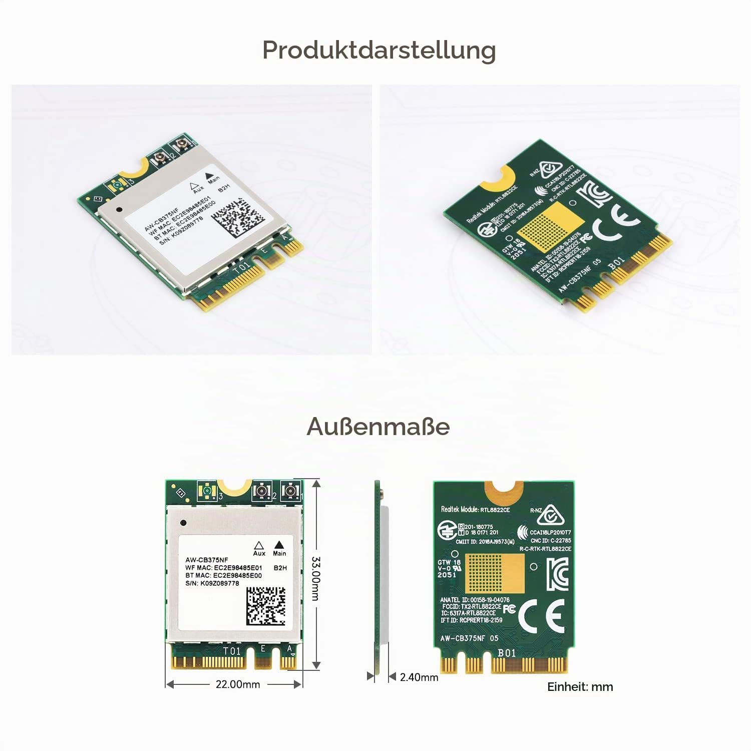 waveshare-aw-cb375nf-dual-band-wlan-modul-wifi-5-bt-5-0-m-2-a-e-key image 8