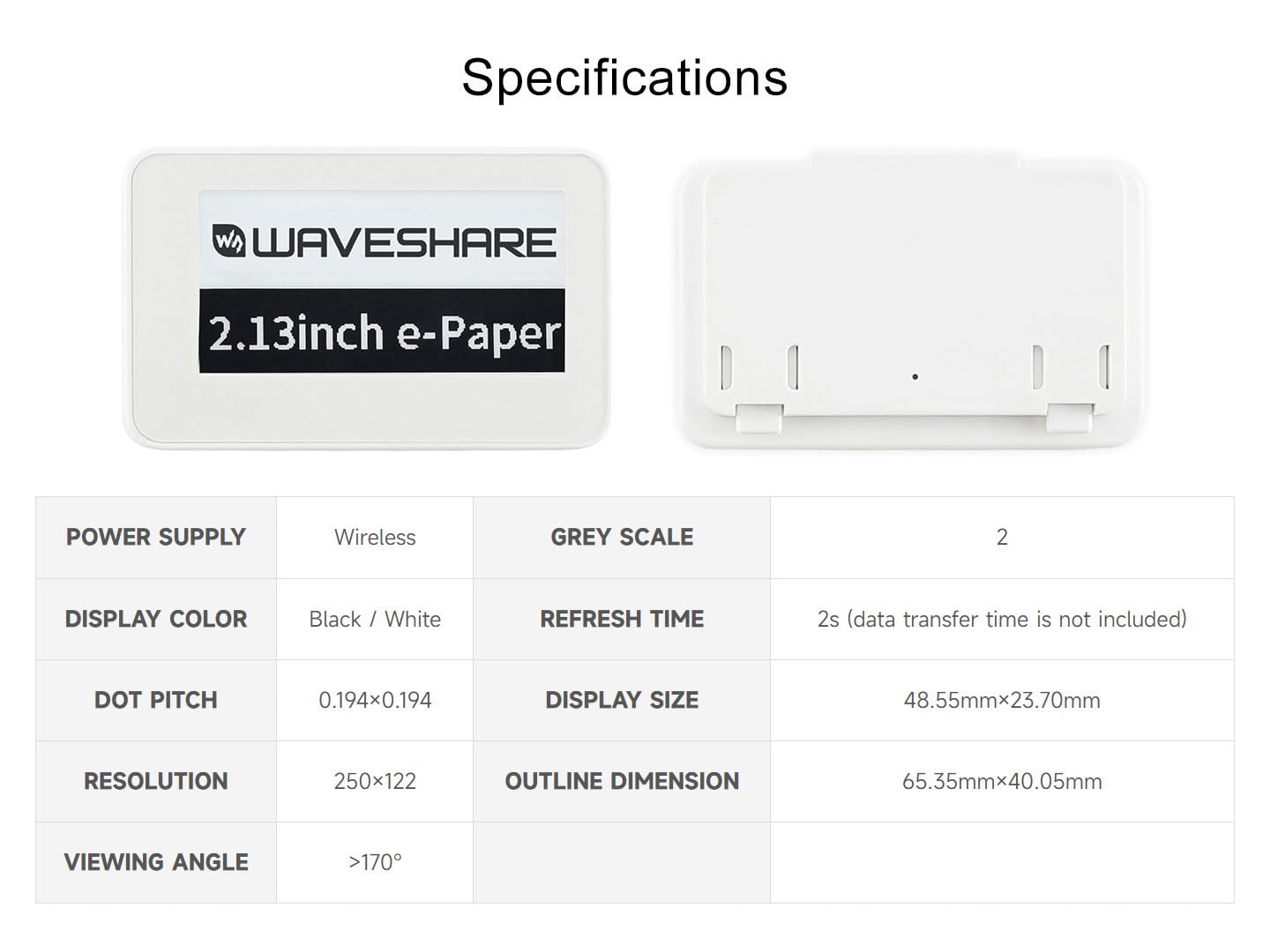 waveshare-2-13-zoll-passiv-nfc-e-paper-evaluierungs-kit image 8
