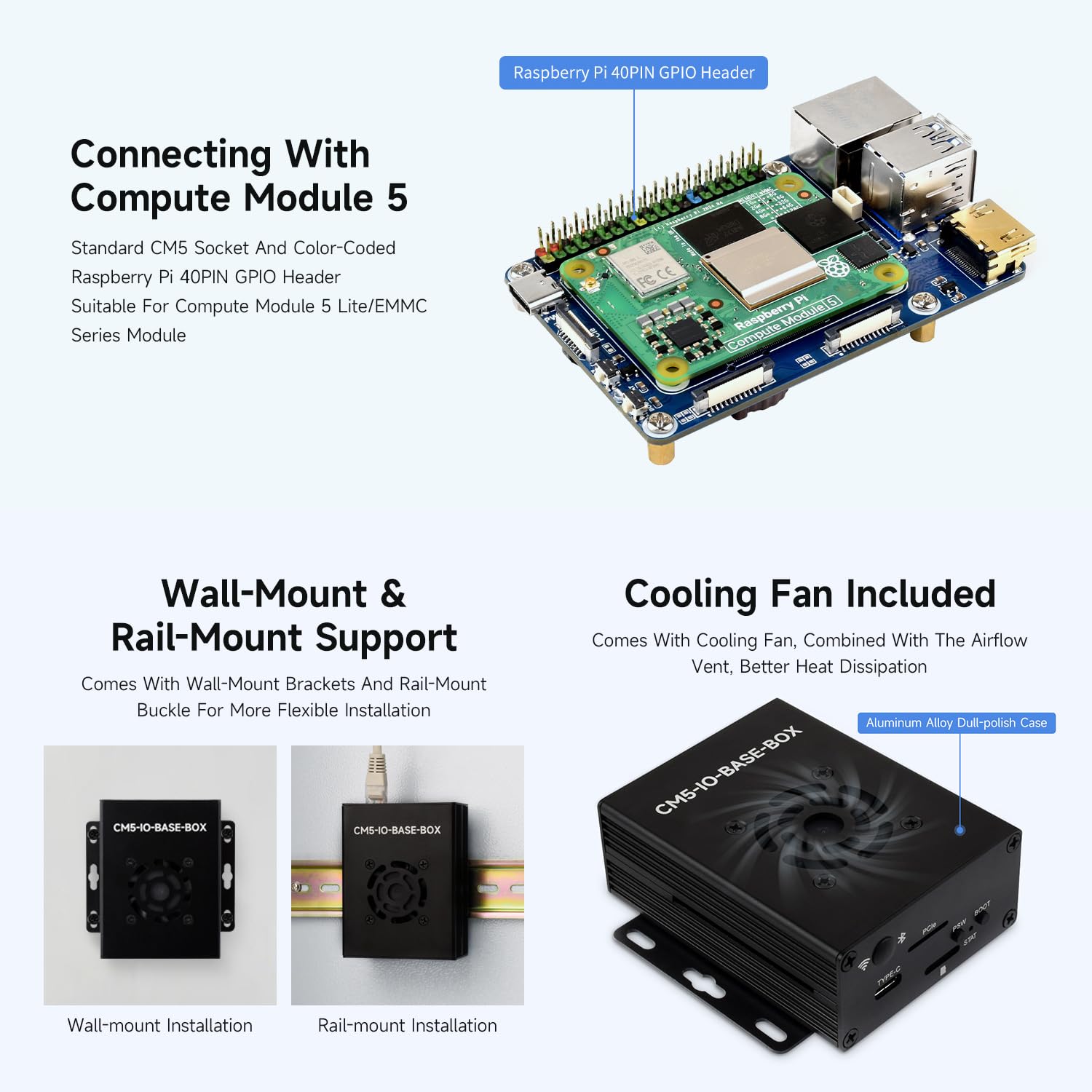 waveshare-cm5-mini-base-board-a-f-r-raspberry-pi-compute-module-5-lite-emmc image 4