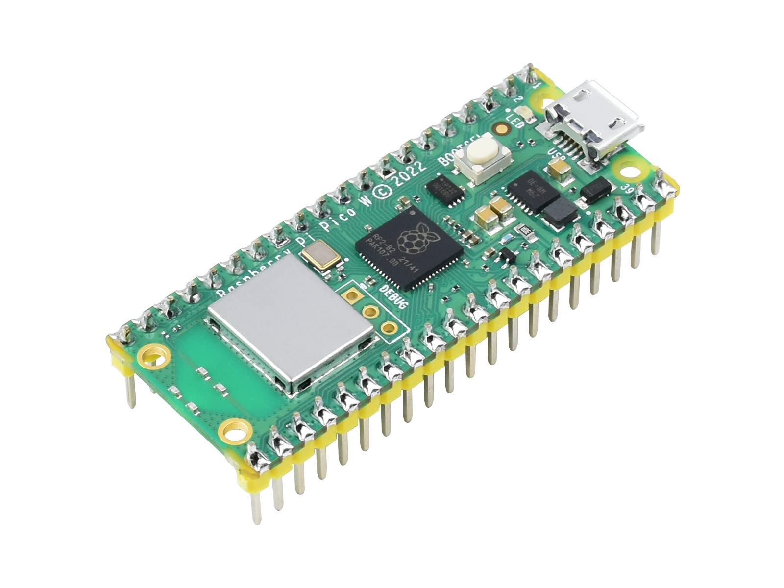 waveshare-raspberry-pi-pico-w-mikrocontroller-board-vorgel-tet-mit-wifi-2-4-ghz image 1