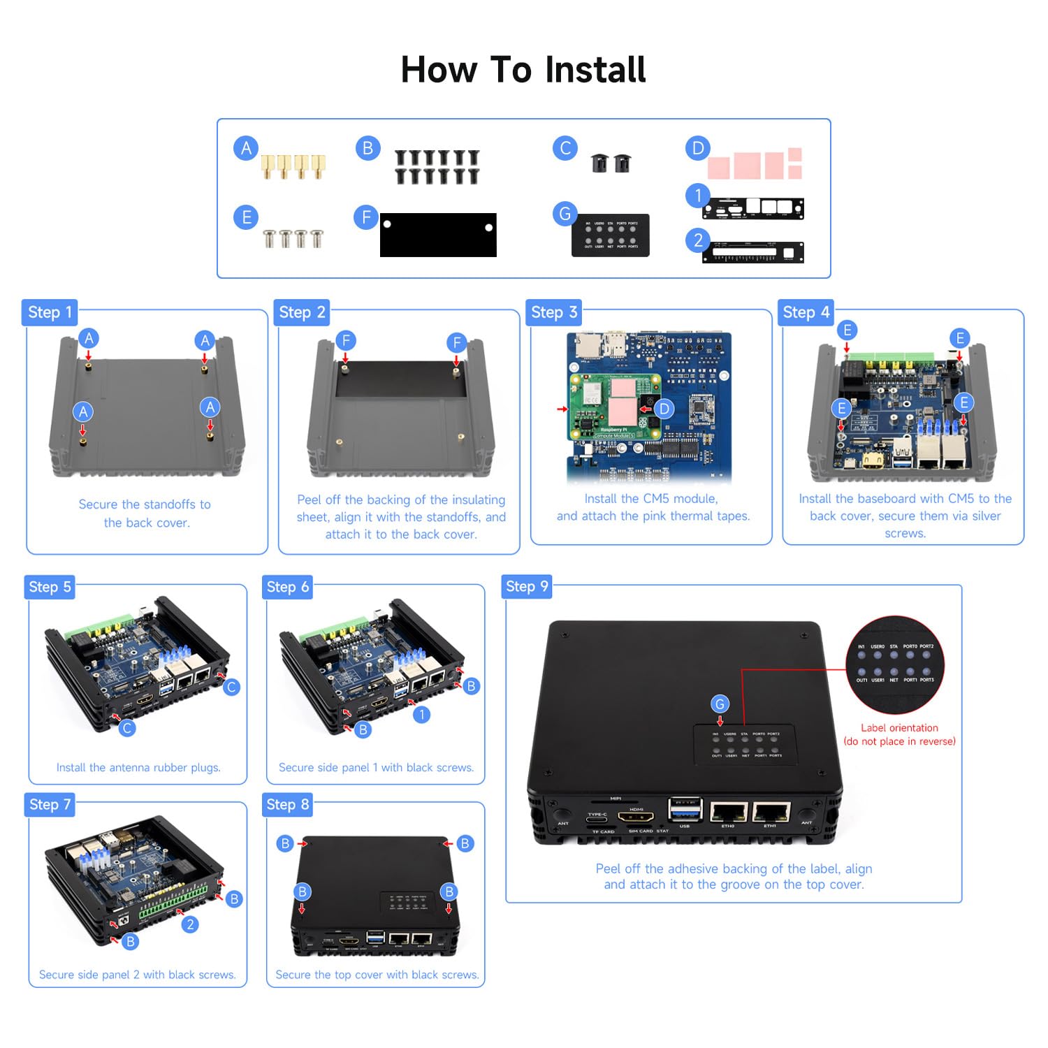 waveshare-cm5-dual-ethernet-multi-function-expansionsboard-mit-metallgeh-use-und image 8