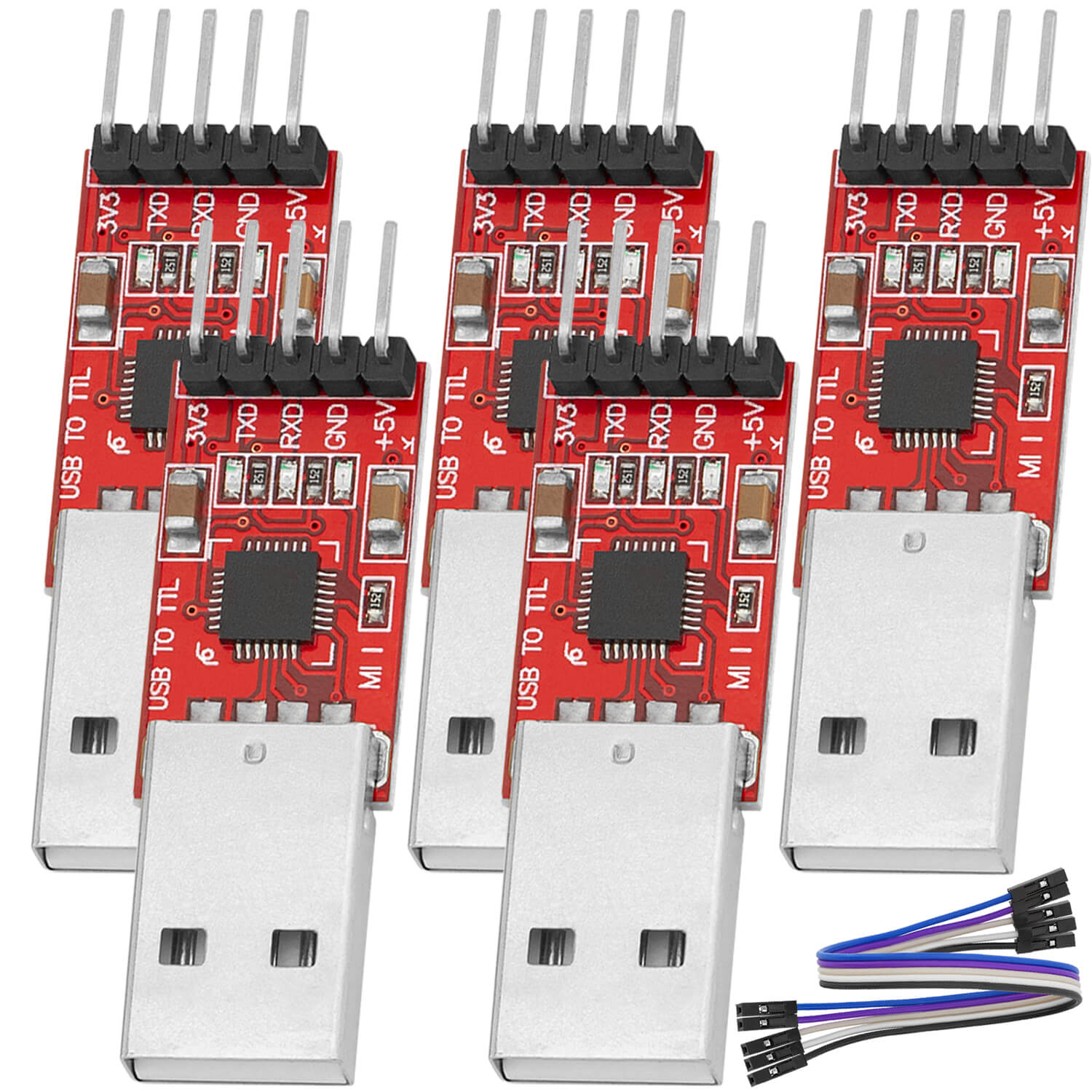 az-delivery-cp2102-usb-zu-ttl-konverter-hw-598-3-3v-5v-mit-jumper-kabel image 6