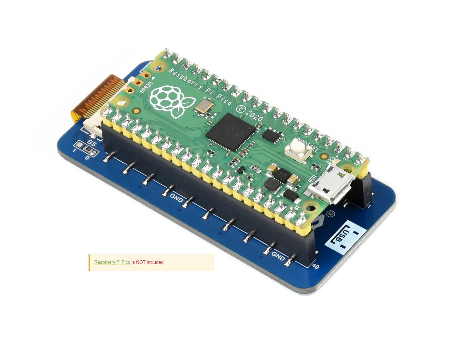 waveshare-2-13-zoll-e-paper-e-ink-display-modul-f-r-raspberry-pi-pico-250x122-sp image 3