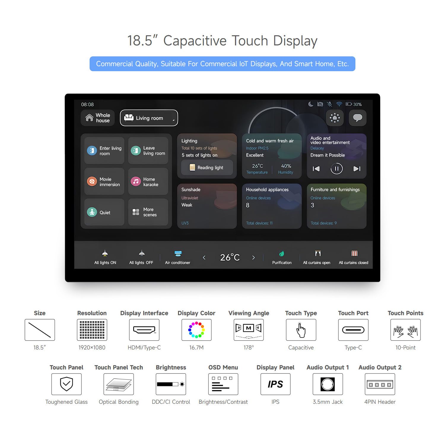 waveshare-18-5-zoll-kapazitiver-touch-display-1920x1080-full-hd-ips-monitor-f-r- image 3