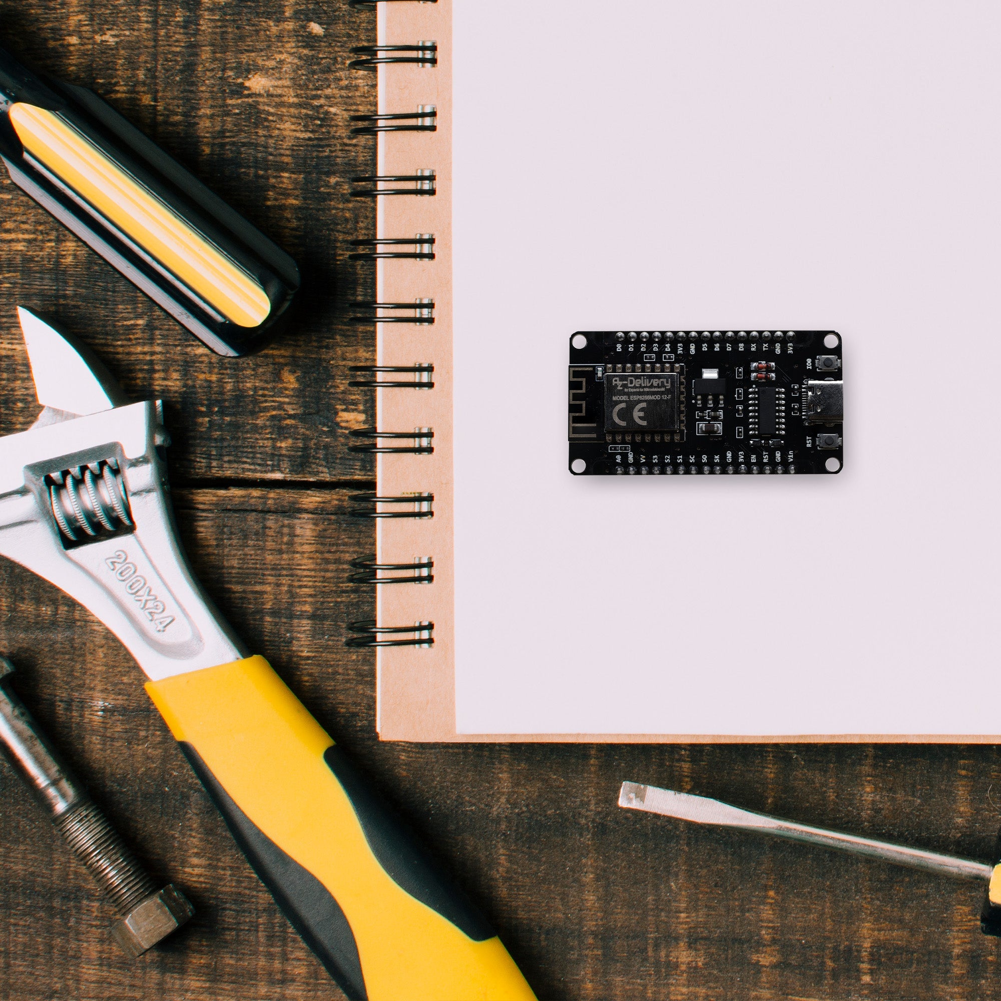az-delivery-nodemcu-lolin-v3-esp8266-esp-12f-wifi-board-mit-usb-c-ch340 image 8