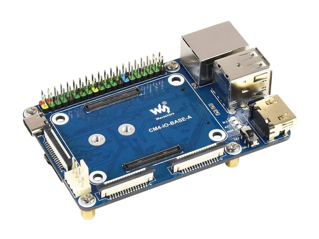 waveshare-mini-base-board-typ-a-f-r-raspberry-pi-compute-module-4-cm4-io-board image 1
