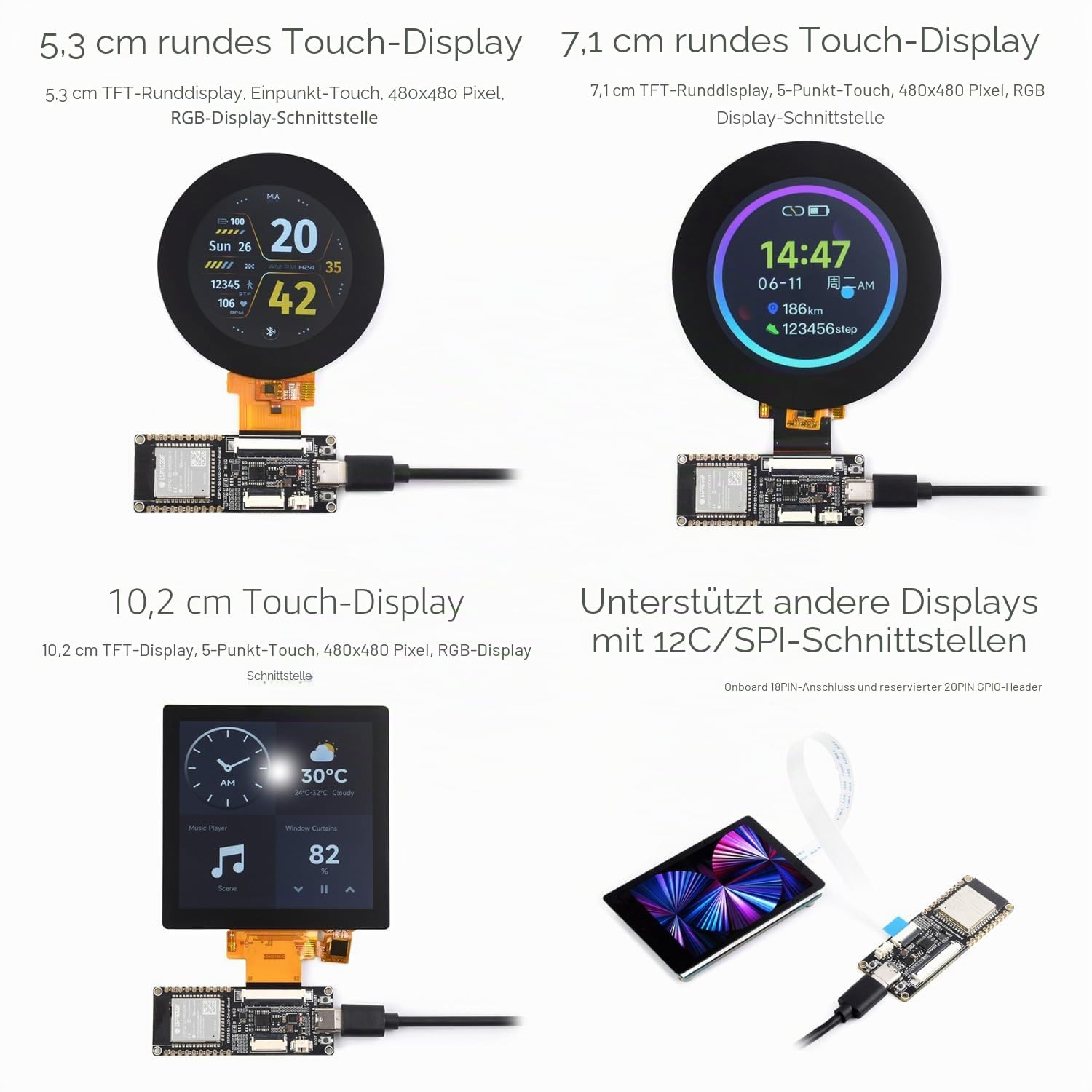waveshare-esp32-s3-rgb-lcd-treiber-board-mit-2-8-zoll-rundem-touch-display-480x4 image 5