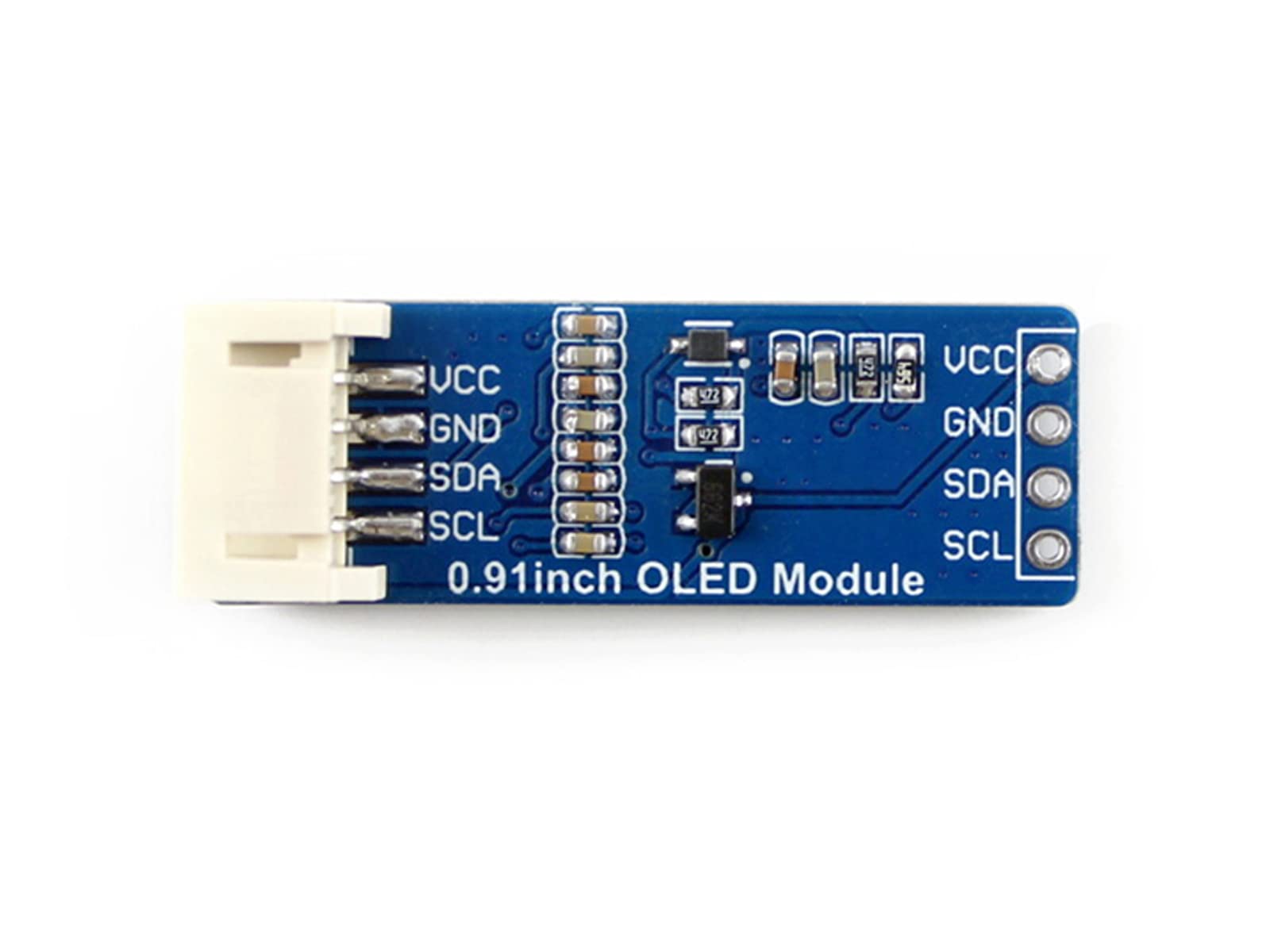 waveshare-0-91-zoll-oled-display-modul-128x32-pixel-i2c-f-r-raspberry-pi-arduino image 2