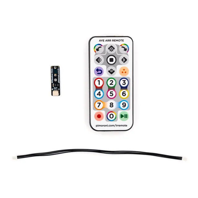 pimoroni-infrared-receiver-stick-remote-kit-ir-empf-nger-mit-21-tasten-fernbedie image 1