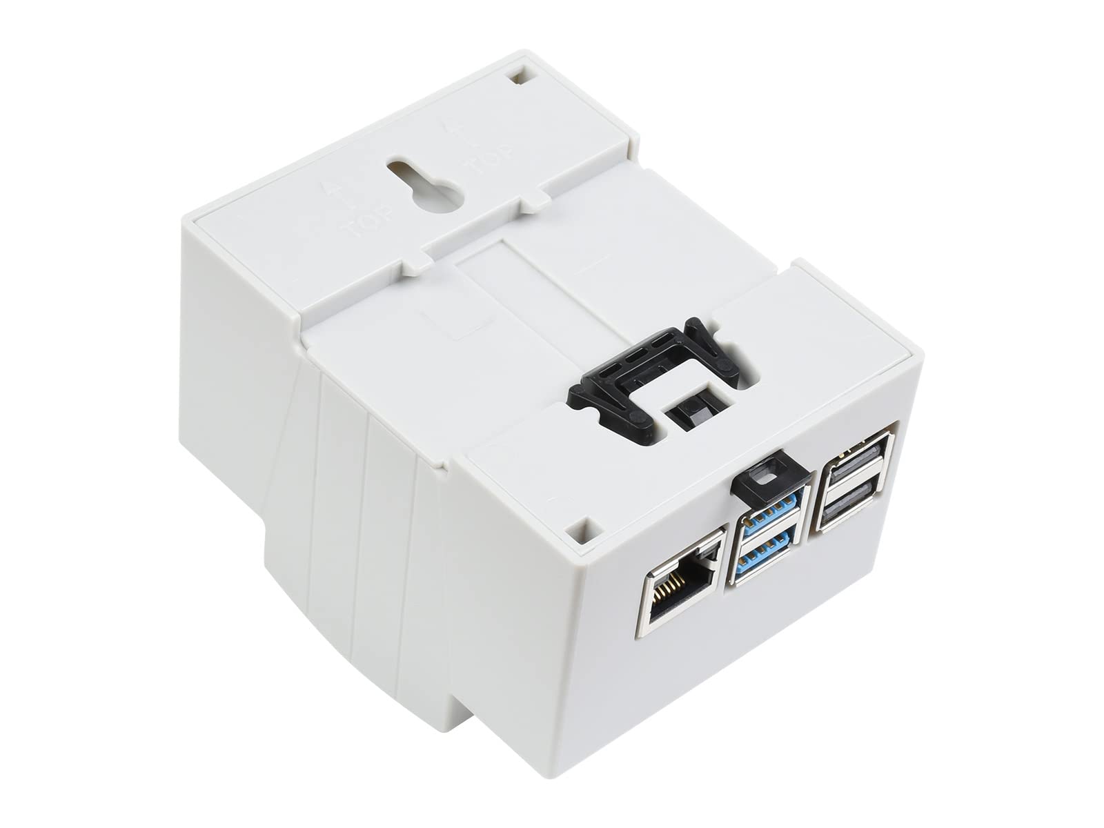 waveshare-din-schienen-geh-use-f-r-raspberry-pi-4-model-b-abs-gro-es-innenraum-k image 2
