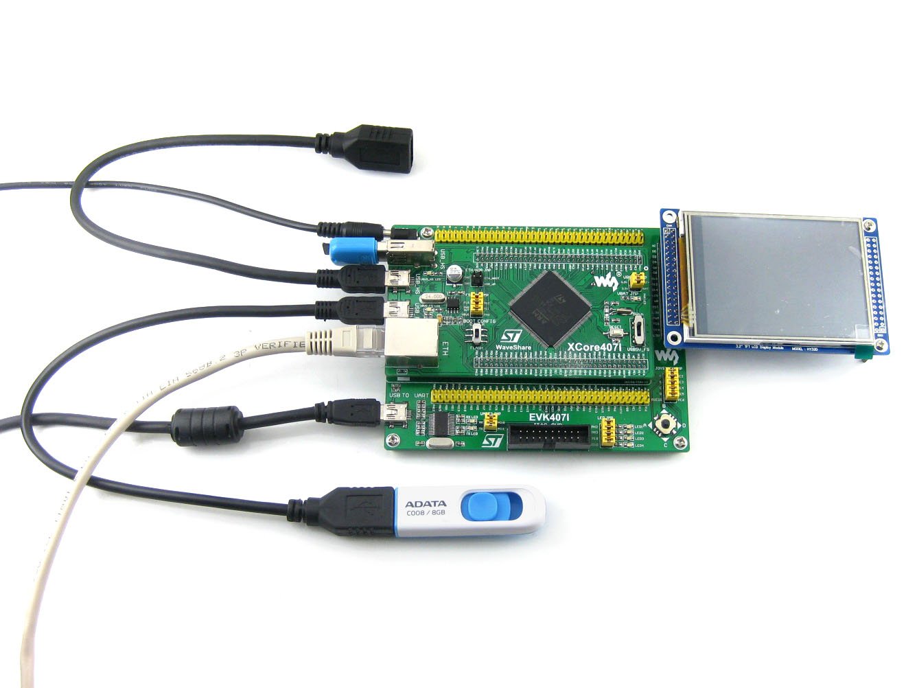 waveshare-xcore407i-stm32-entwicklungsboard-stm32f407igt6-arm-cortex-m4-kit image 3