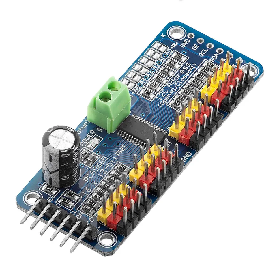 az-delivery-pca9685-16-kanal-12-bit-pwm-servotreiber-f-r-raspberry-pi image 1