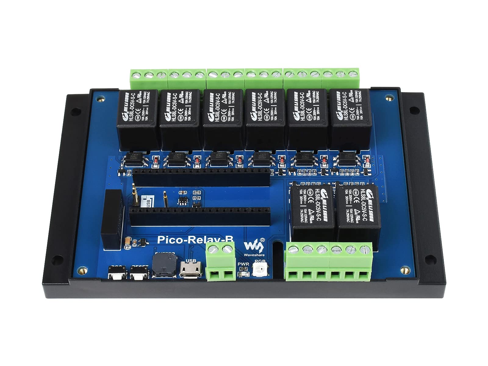 waveshare-industrielles-8-kanal-relaismodul-f-r-raspberry-pi-pico-mit-netzteil-u image 7