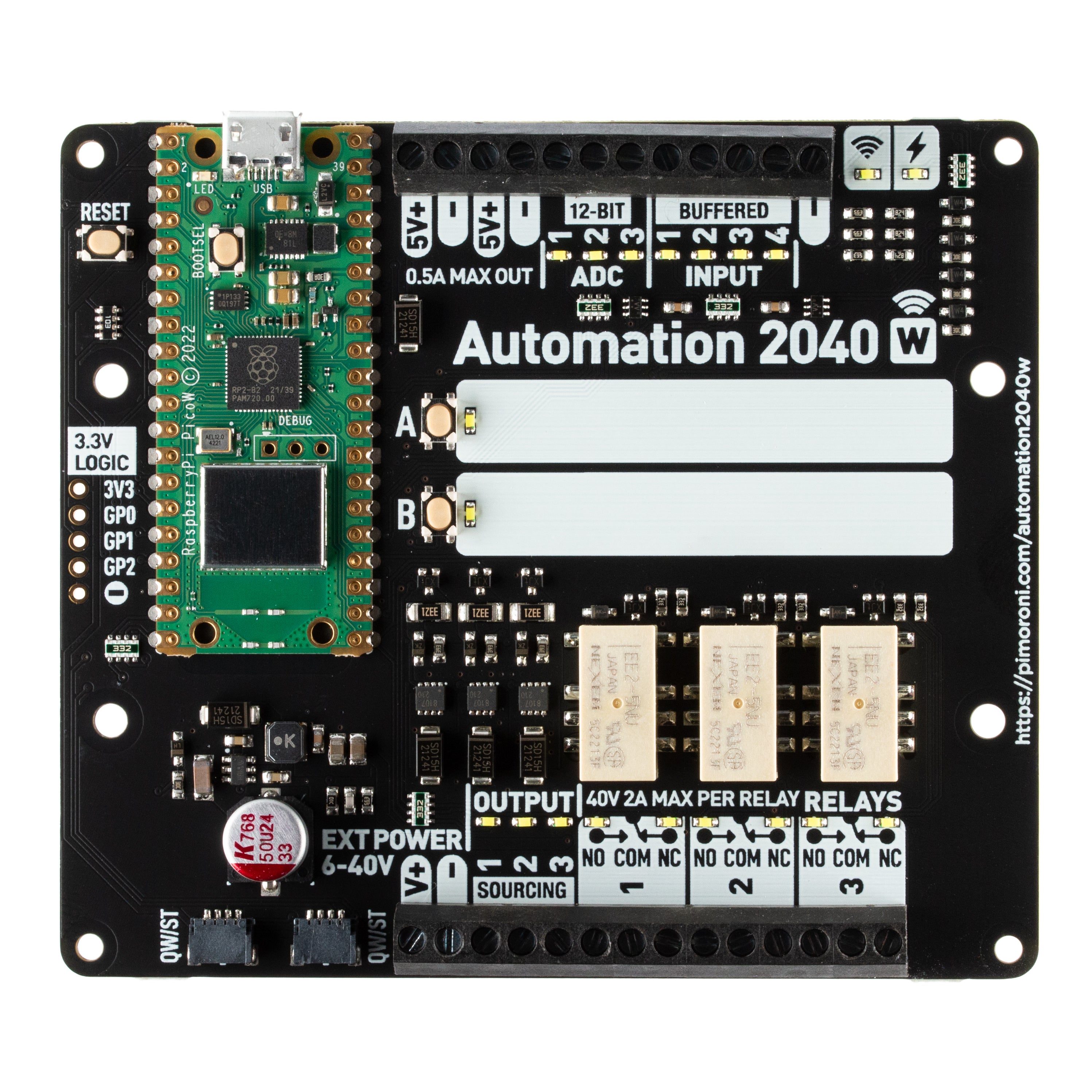 pimoroni-automation-2040-w-mit-pico-w-industrie-controller image 3