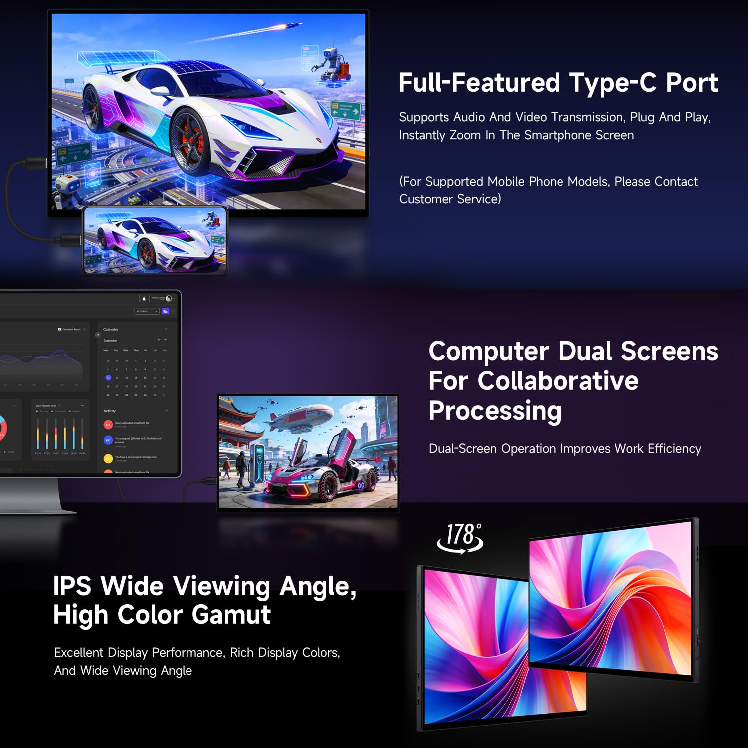 waveshare-luckfox-16-zoll-2k-mobiler-touch-monitor-2560x1600-165hz-ips-hdr-10-pu image 5