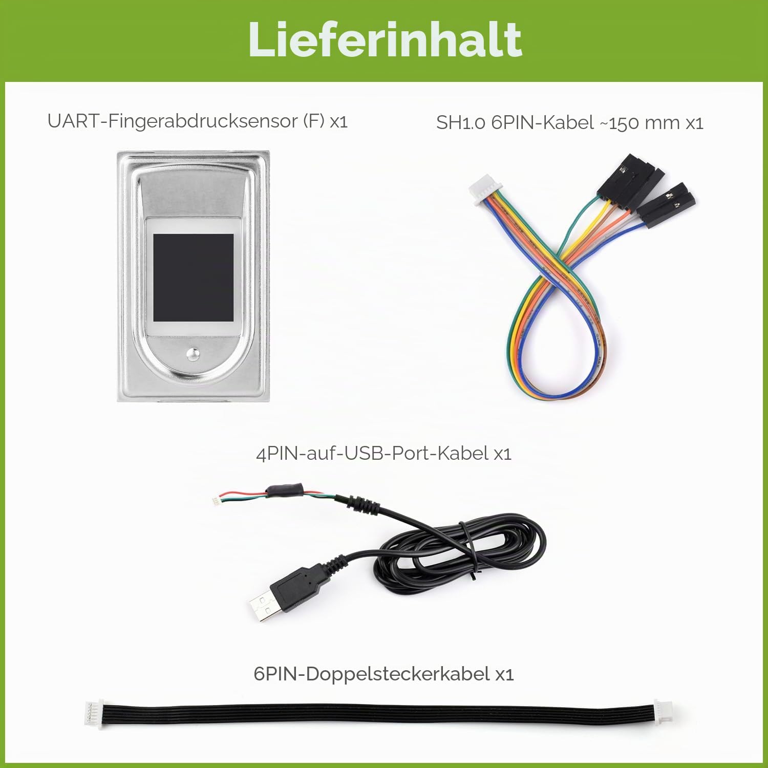 waveshare-kapazitiver-fingerprint-sensor-f-all-in-one-uart-usb-rechteck-modul image 2