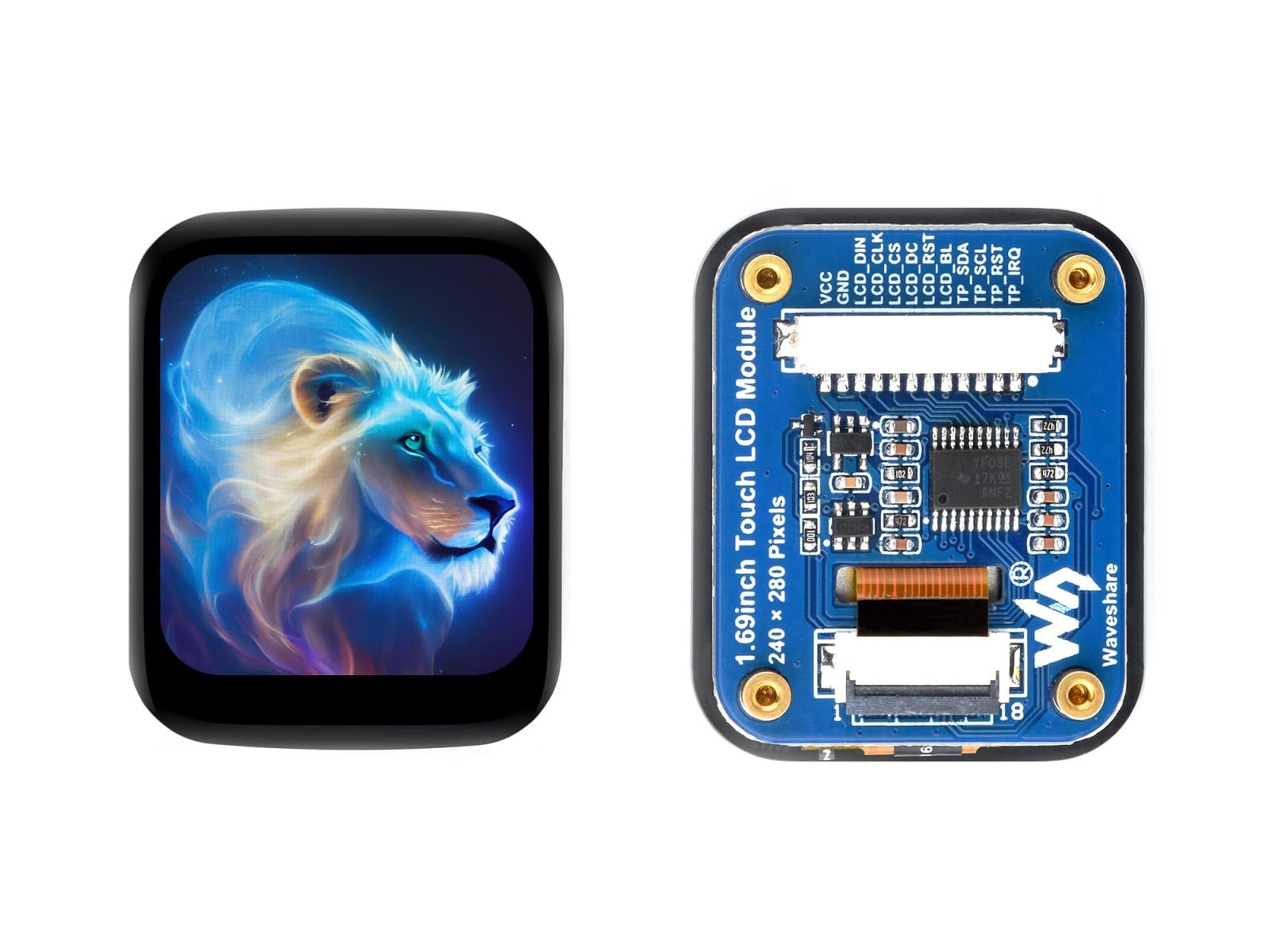 waveshare-1-69-zoll-rundes-touch-lcd-displaymodul-240x280-ips-st7789v2-spi-i2c-f image 2