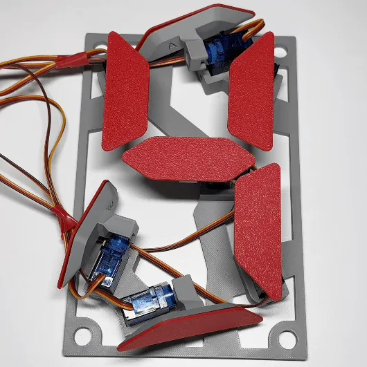 az-delivery-mechanische-7-segment-anzeige-mit-servos-und-esp32-maker-bausatz image 1