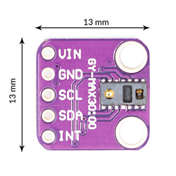 az-delivery-max30100-breakout-board-pulsoximetrie-herzfrequenzsensor image 2