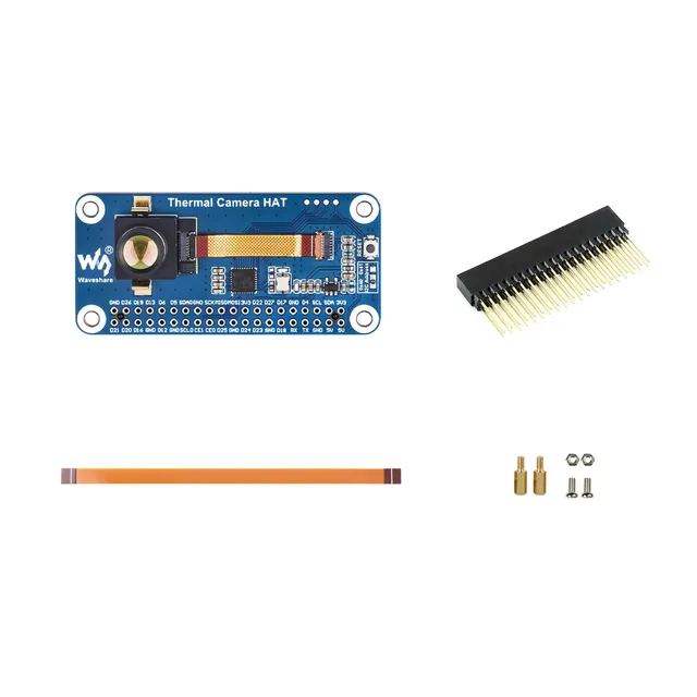 waveshare-long-wave-ir-w-rmebildkamera-modul-80x62-45-fov-mit-40pin-gpio image 1
