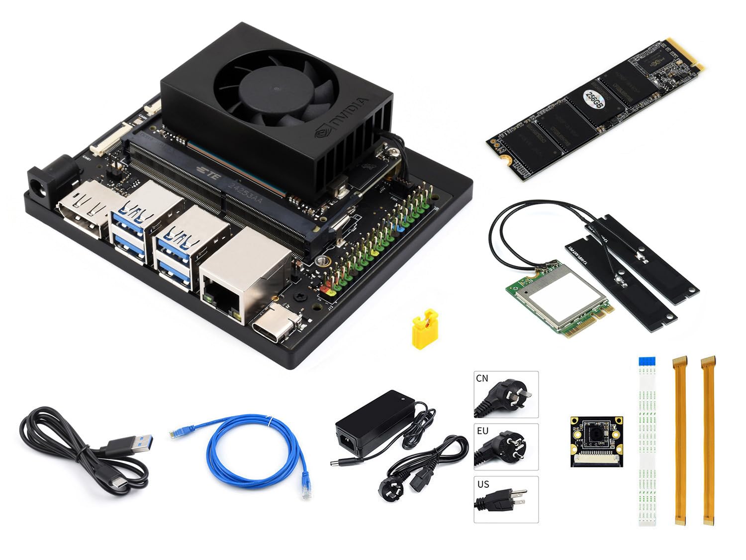 waveshare-jetson-orin-nx-ai-development-kit-a-16gb-mit-8mp-kamera image 1