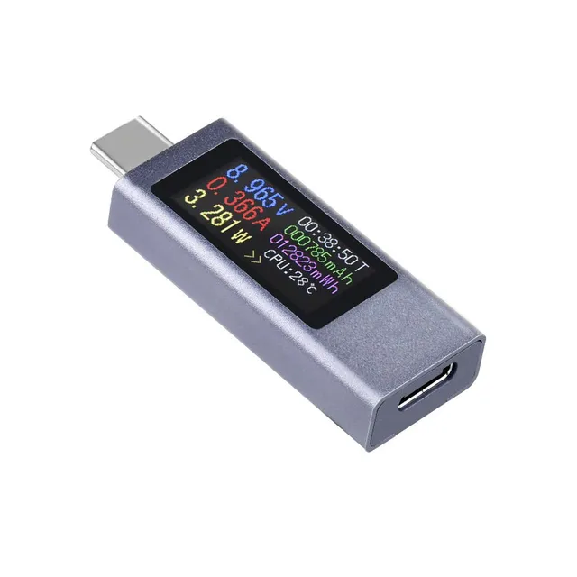 waveshare-0-96-zoll-usb-c-power-meter-typ-c-tester-mit-ips-display-bidirektional image 1