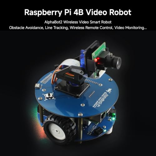 waveshare-alphabot2-wireless-video-smart-roboter-mit-pi4b-3gb image 8