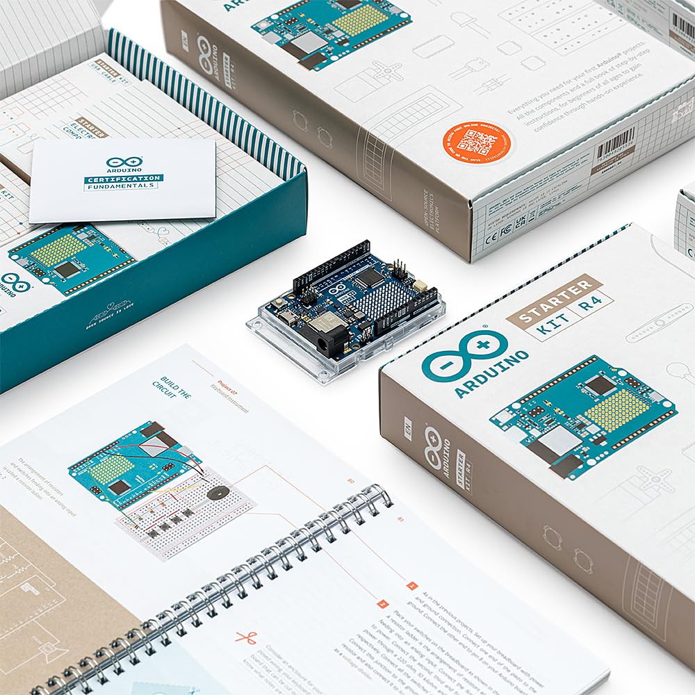 arduino-starter-kit-r4-mit-uno-r4-wifi-board-13-projekte-buch image 3