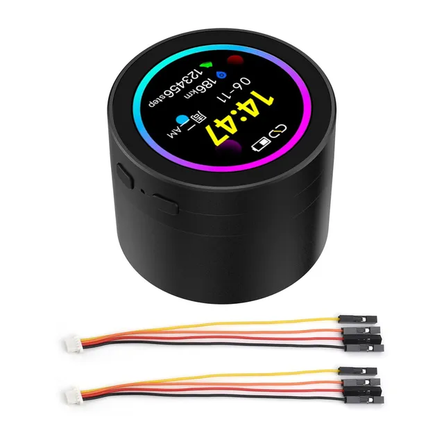 waveshare-esp32-s3-1-85-zoll-round-lcd-development-board-mit-smart-speaker-box-3 image 1