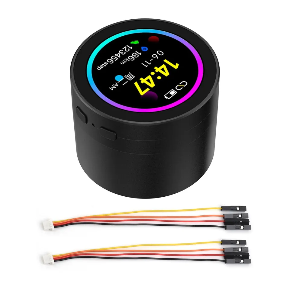 waveshare-esp32-s3-1-85-zoll-round-lcd-development-board-mit-smart-speaker-box-3 image 1