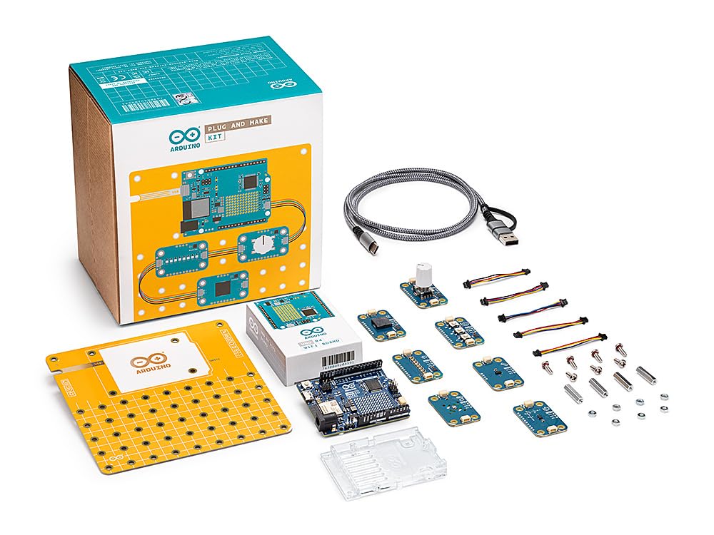 arduino-plug-and-make-kit-akx00069-modularer-elektronik-bausatz-ohne-l-ten image 1