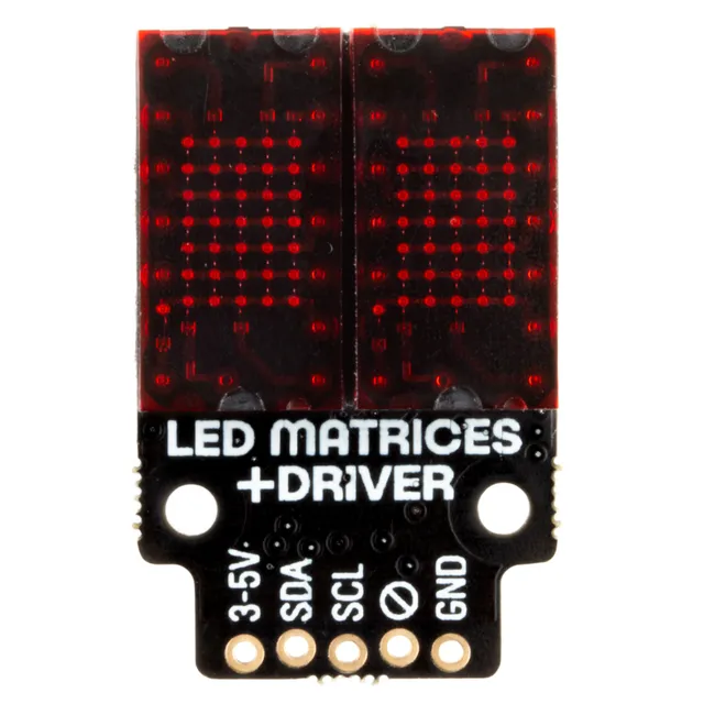 pimoroni-led-dot-matrix-breakout-2x-5x7-ltp305-gr-n-rot-i2c image 1