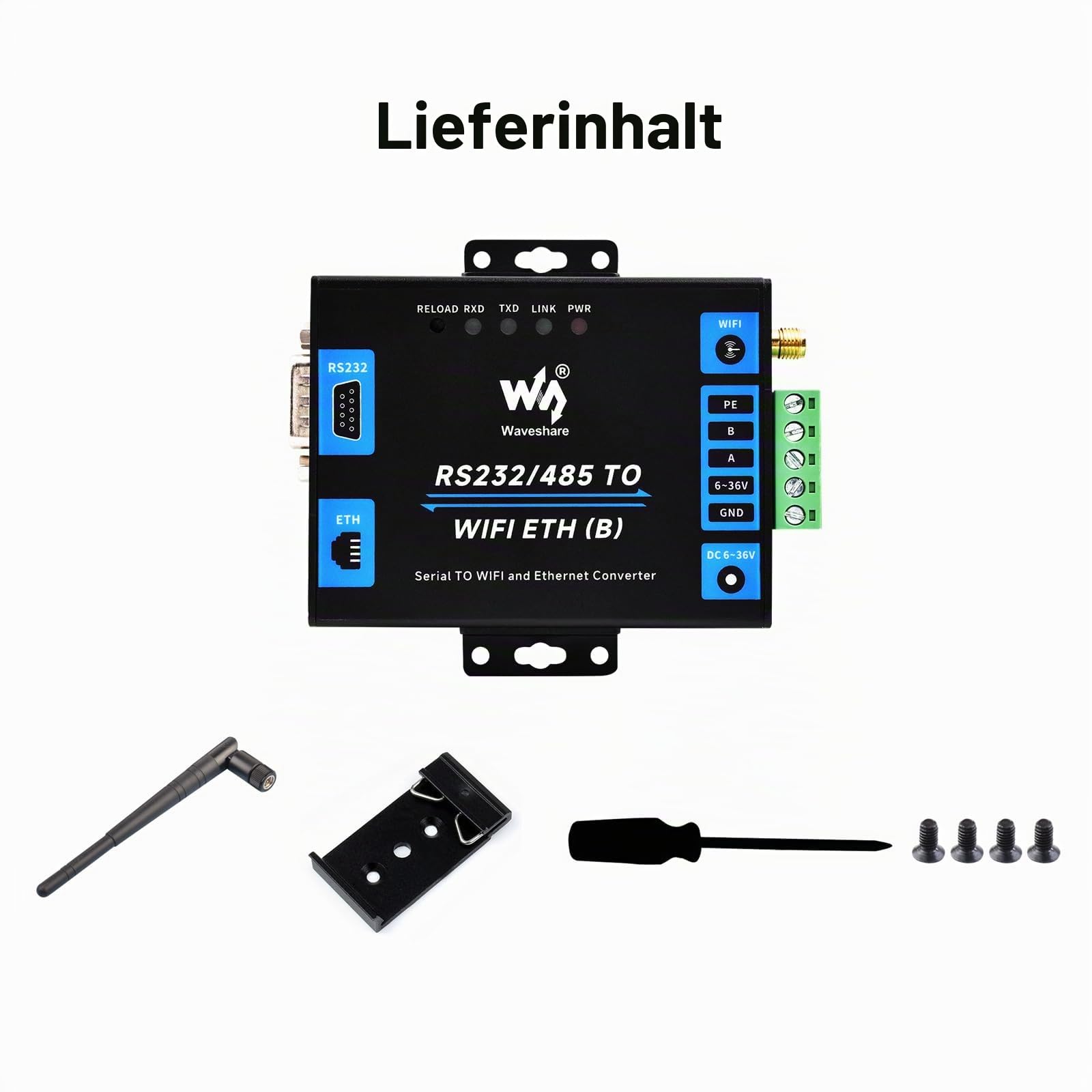 waveshare-industrieller-serieller-server-rs232-485-auf-wifi-und-ethernet-modbus- image 2