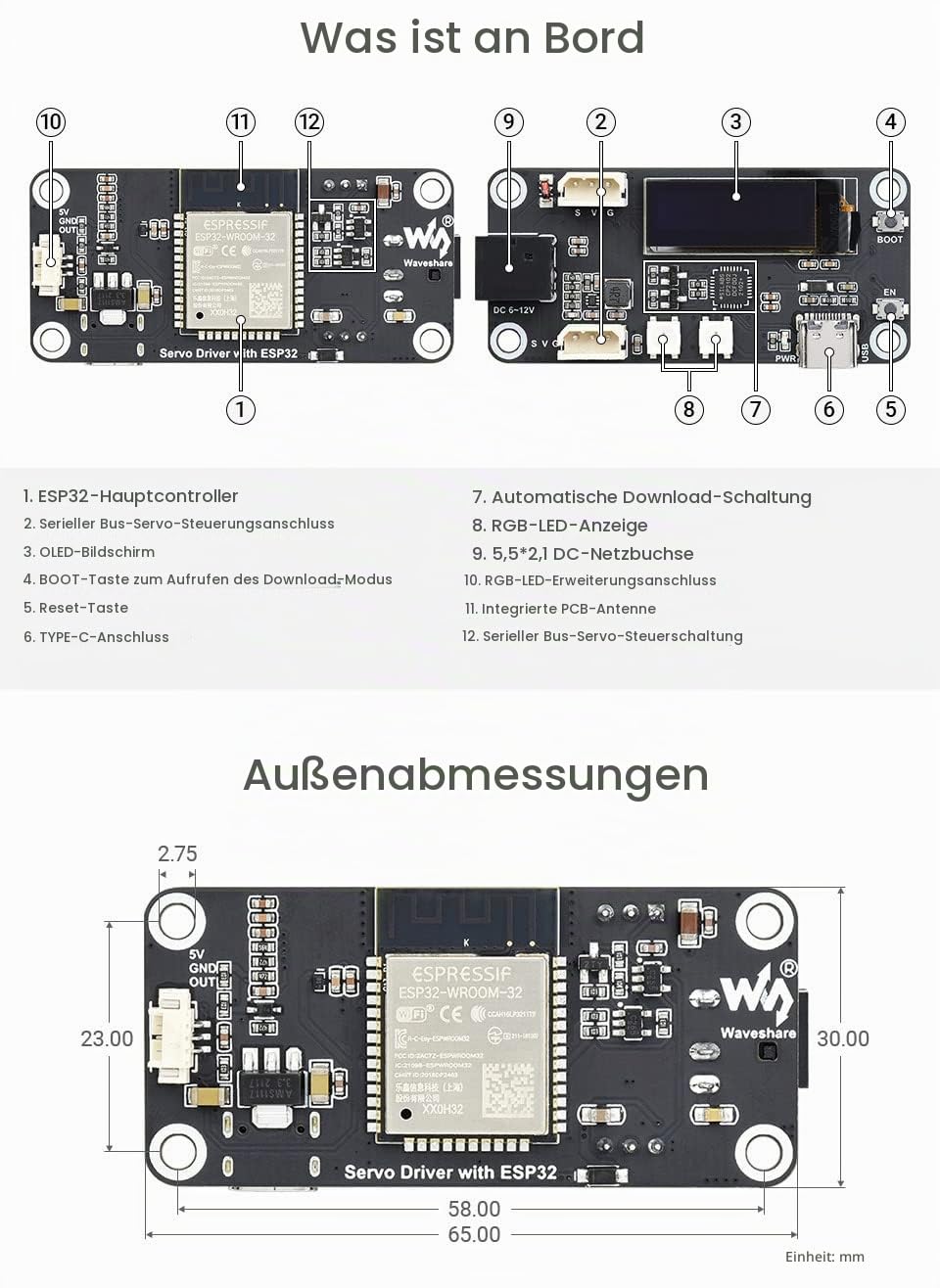 waveshare-esp32-servo-treiber-erweiterungsboard-f-r-serielle-bus-servos image 7