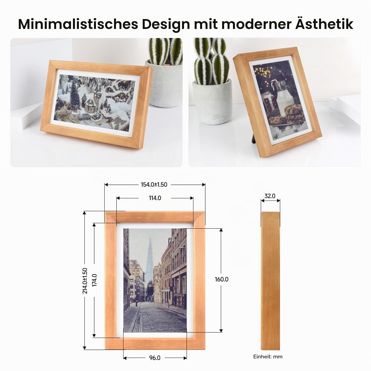 waveshare-7-3-zoll-e6-full-color-e-paper-mit-holz-bilderrahmen-800x480-inkl-akku image 7