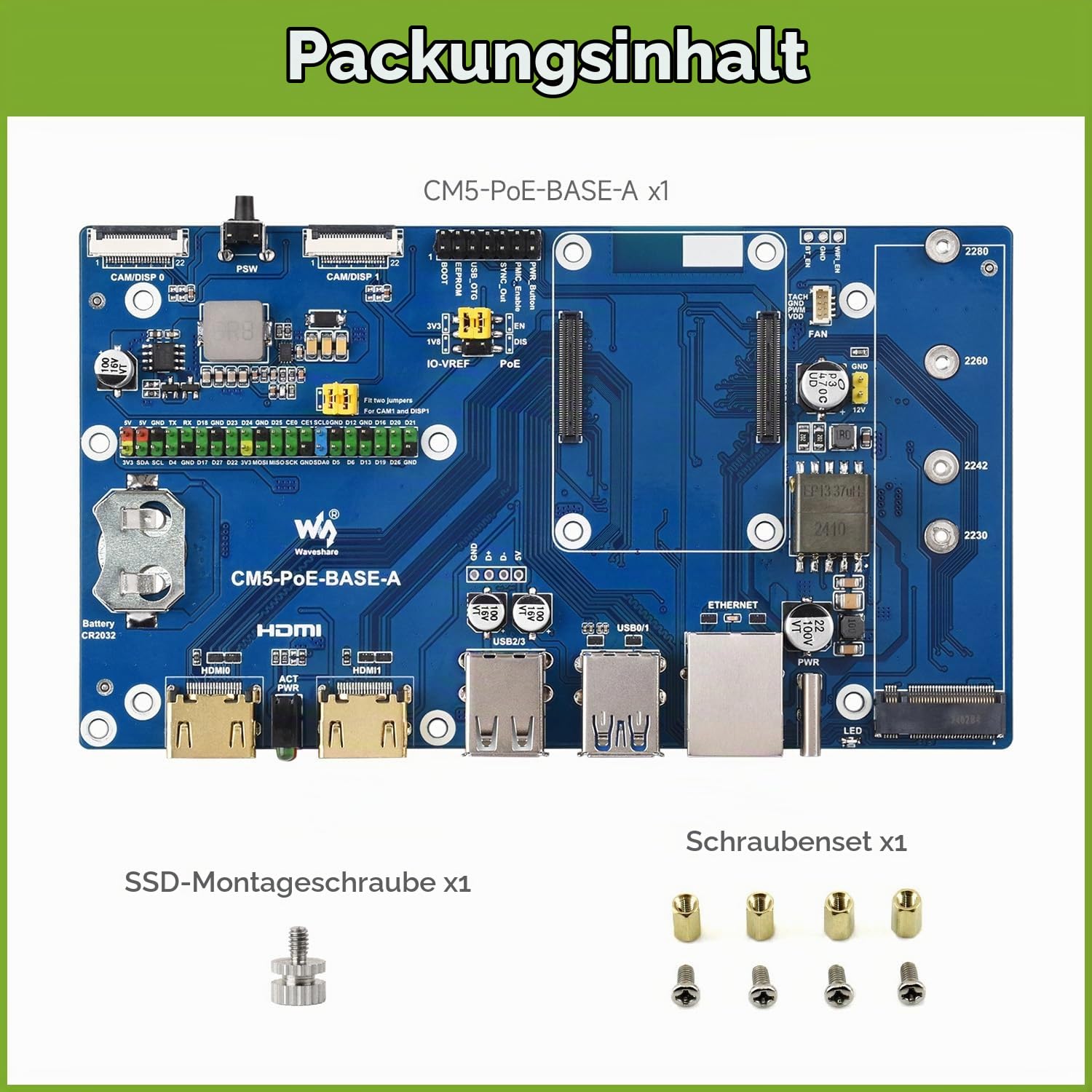 waveshare-compute-module-5-io-board-mit-poe-f-r-raspberry-pi-cm5 image 2
