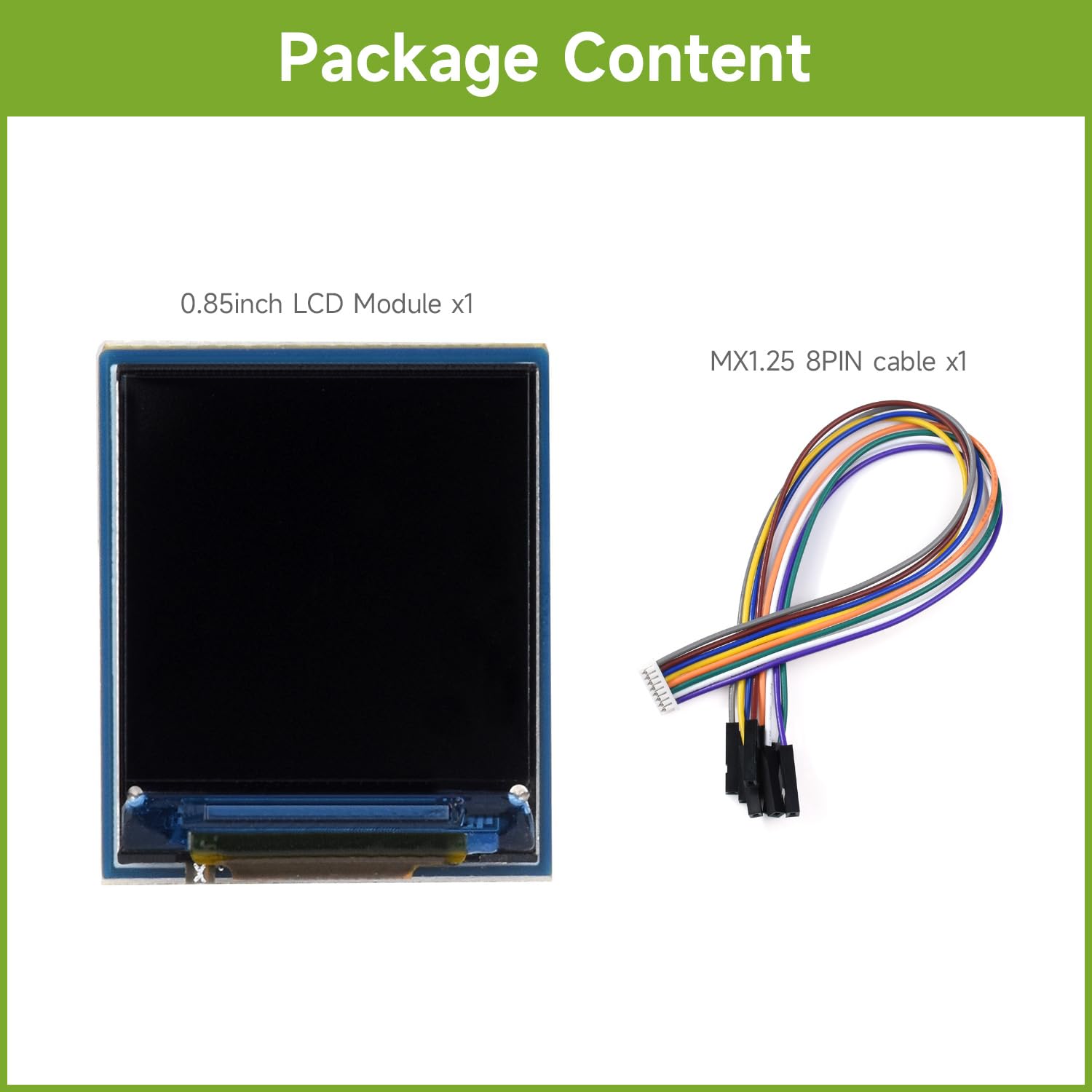 waveshare-0-85-zoll-lcd-display-modul-ips-128x128-spi-65k-farben-f-r-raspberry-p image 2