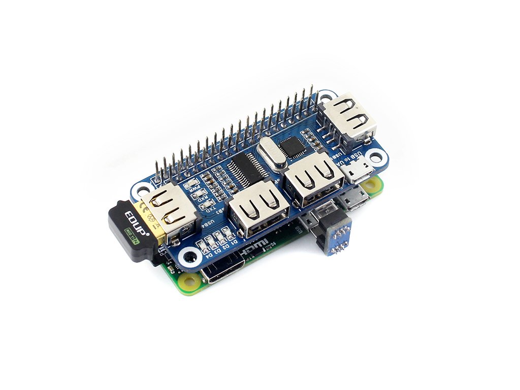 waveshare-4-port-usb-hub-hat-usb2-0-mit-usb-zu-uart-f-r-raspberry-pi-zero image 5
