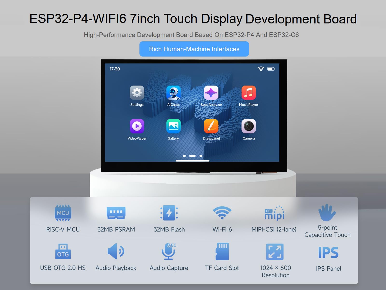 waveshare-esp32-p4-wifi6-7-zoll-touch-display-entwicklungsboard-1024x600 image 2